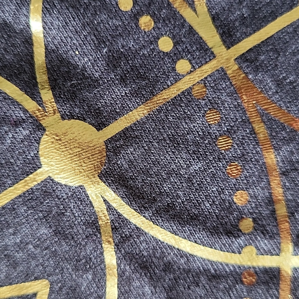 Gold Foil Print Tee - Brand New - Picture 3 of 5